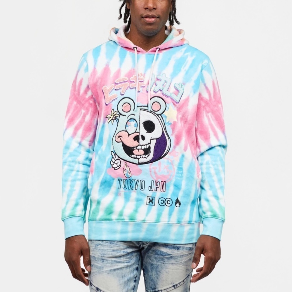 Reason Tokyo JPN Multi Neo Tie Dye Hoodie